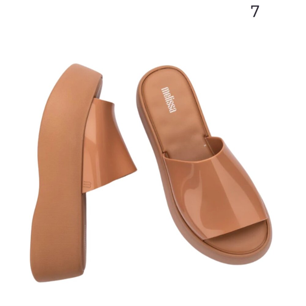 Melissa - Platform Jelly Slides "Becky"